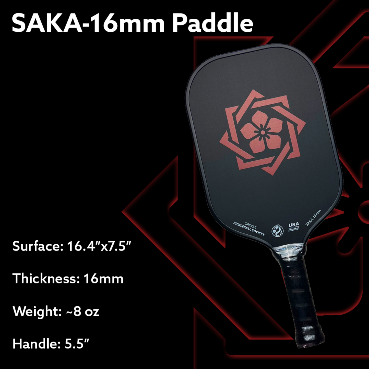 Pro Paddle Set - 1 Carbon Fiber Thermoformed Paddle, 1 Pickleball, 1 Cover & Bag